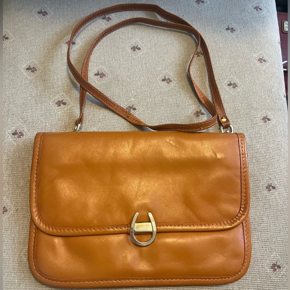 Vintage leather Teek-Orr bag